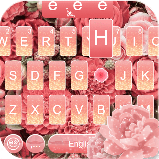 Luxury Rose Keyboard Theme