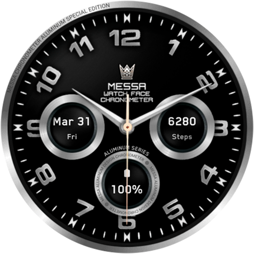 Classic Watch Face Black Real