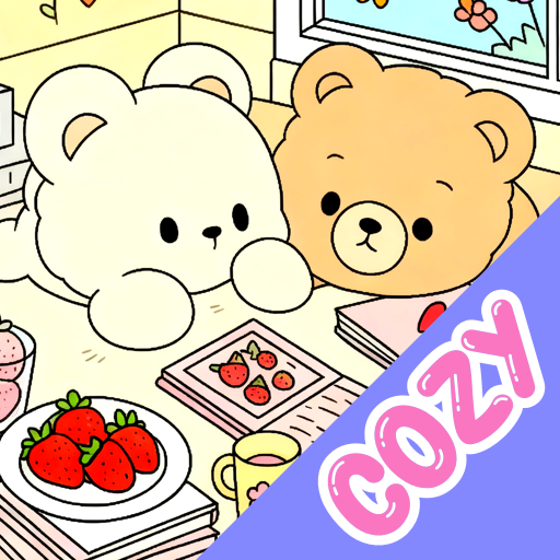 Cute Doll Cozy Coloring Book