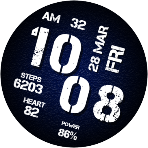 Digital Rapter Watch face