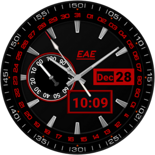 EAE red watch face