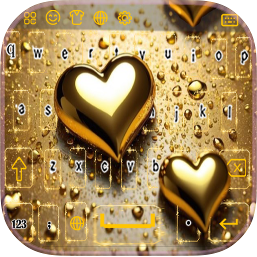 Gold Keyboard – Fonts & Emoji