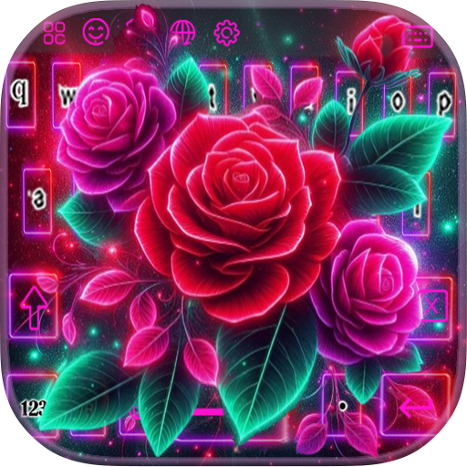 Red rose live keyboard