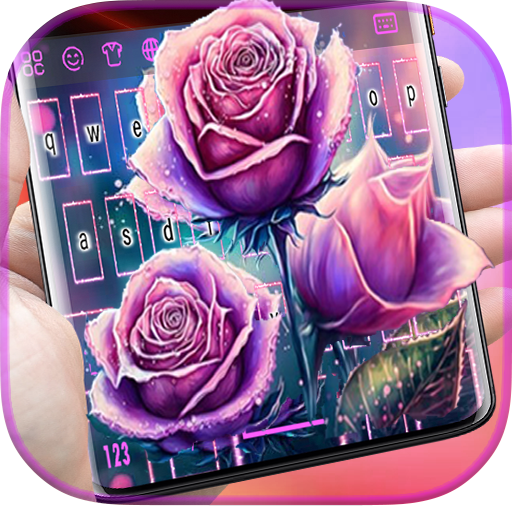 Pink Roses Keyboard