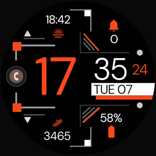 Dream 156 Digital Watch Face