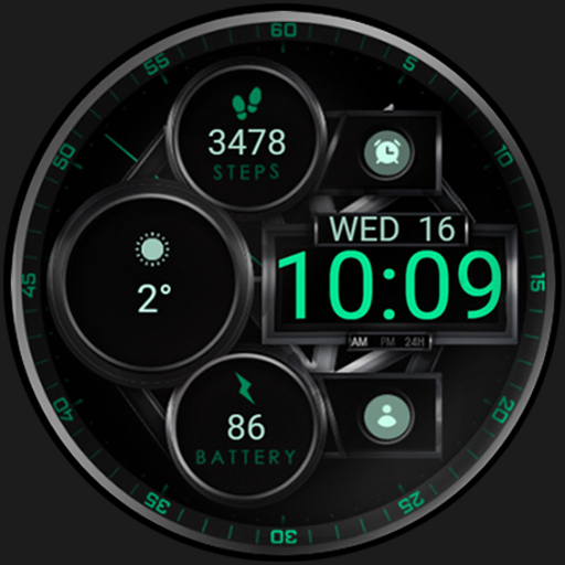 Dream 27 metal watch face