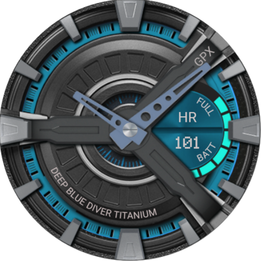 Deep Blue Diver Wear OS