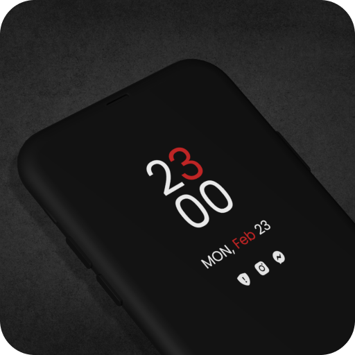Always On Display Clock Widget