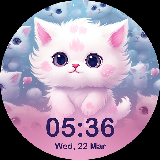 Cat & Kitten WatchFace Wear OS