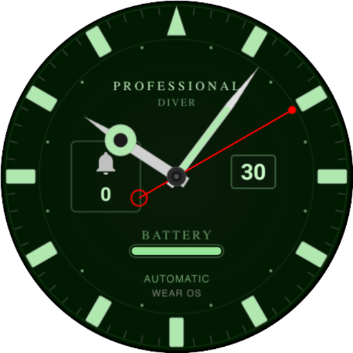 Diver Professional Watch Face