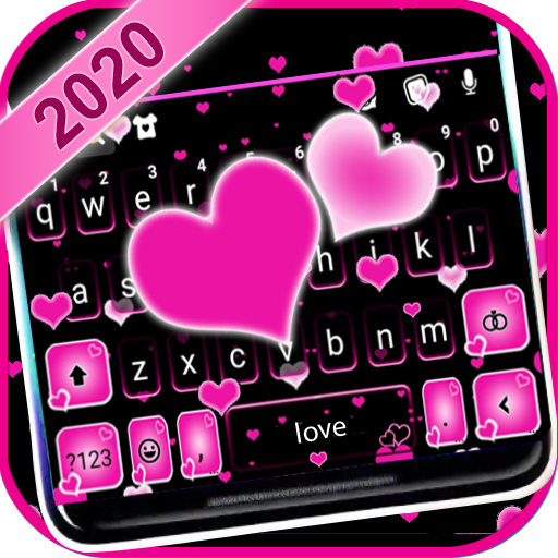 Love Pink Hearts Theme