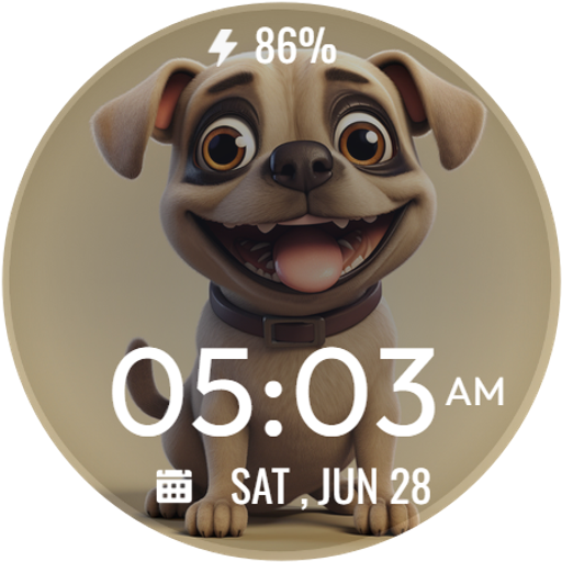 Cute Dog WatchFace