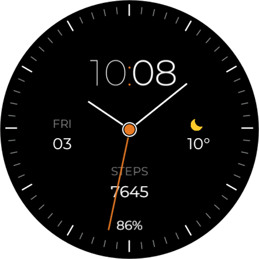 TVV Minimal Analog Watch Face
