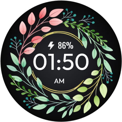 Floral WatchFace - FLOR-04