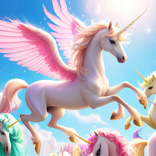 Flying Unicorn Magic Horse Sim