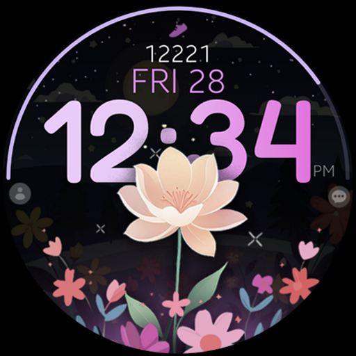 Flower Steps watch face