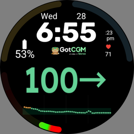 GotCGM Watchface Digital