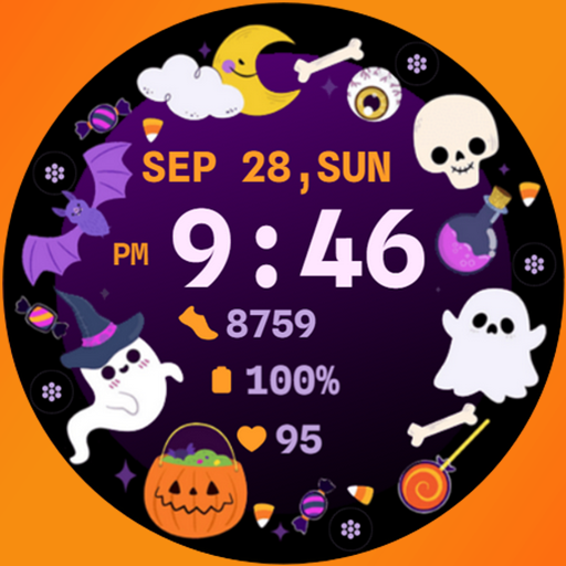 Spooky Halloween Watchface