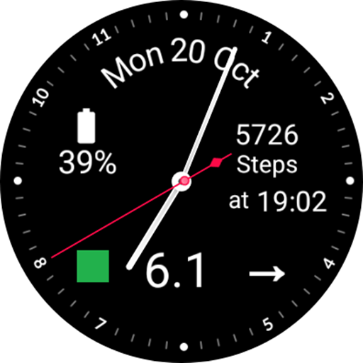 WatchGlucose Analog Face