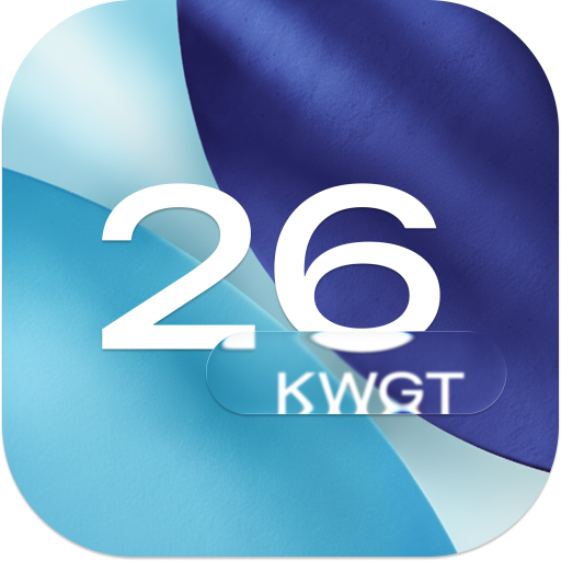 iOS 27 Liquid Glass KWGT