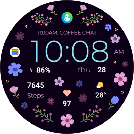TVV Spring Digital Watch Face