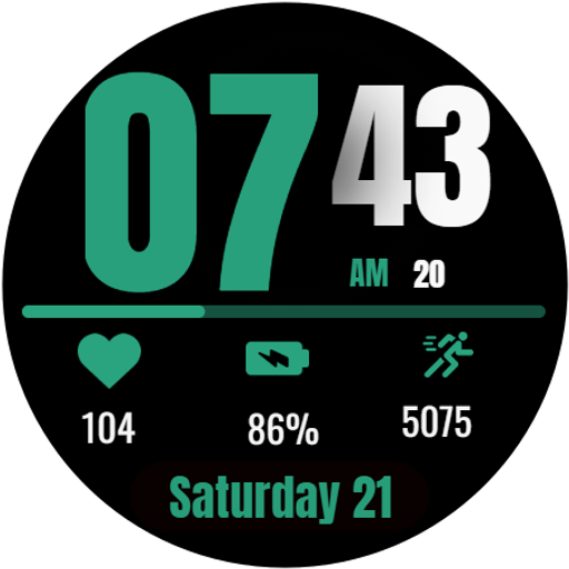 Minimalist Time Watch Face