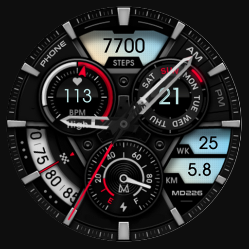 MD226 Analog watch face