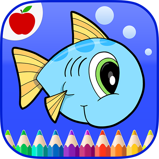 Ocean Animals Coloring Book