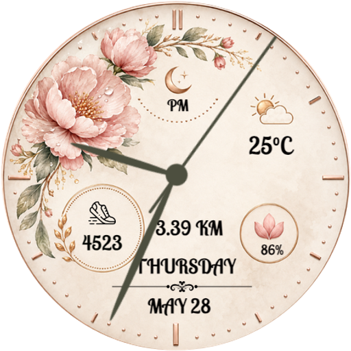 Flora Minimalist Time Watch
