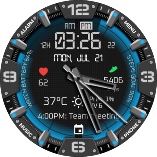 Vortex Time Watch Face