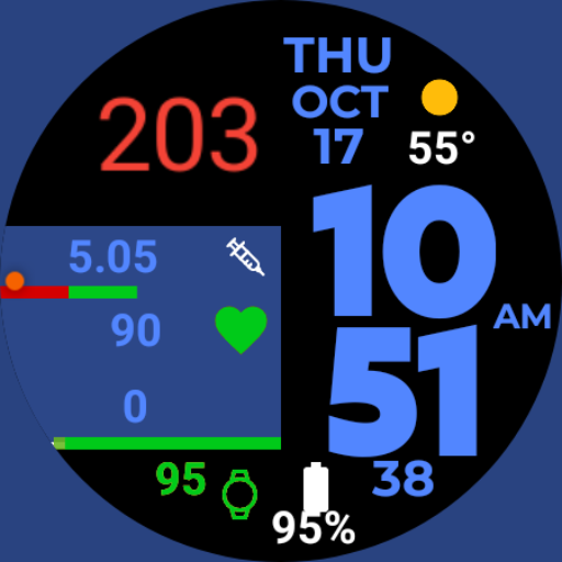 GDC-110 Diabetes Watch Face