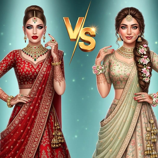 Indian Fashion Dress Up Bride