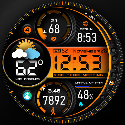 PER009 Sport Watch Face Mesa