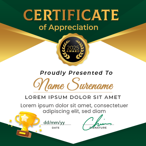 Smart Certificate Maker App