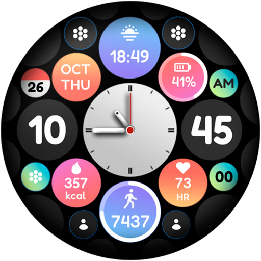 Bubbles Watch Face Sport