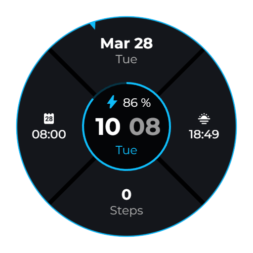 WES6 - Blues Watch Face