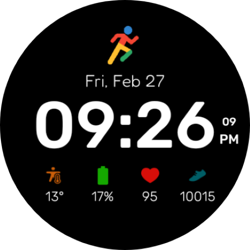 Pixel Style Plus Watch Face
