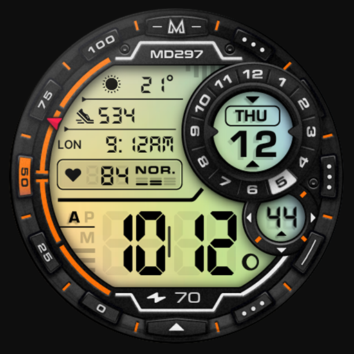 MD297 Digital watch face