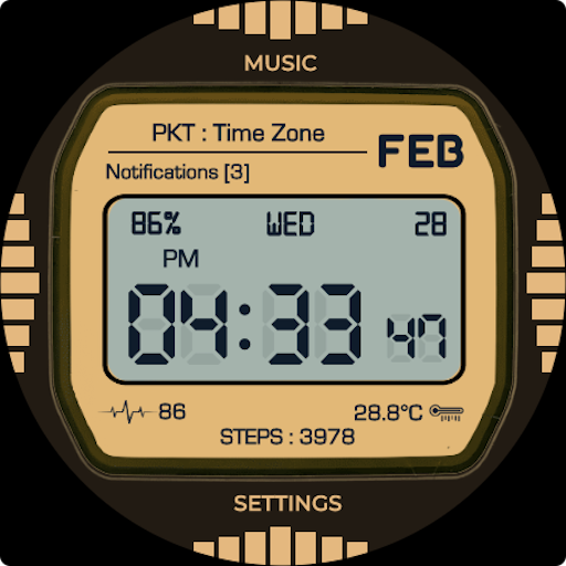 Gold Luxury Watch Face