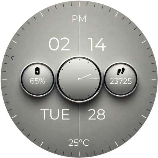 Trio Time Watch Face