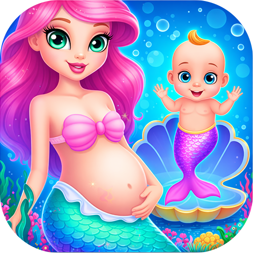 Mermaid Mommy Baby Care Game