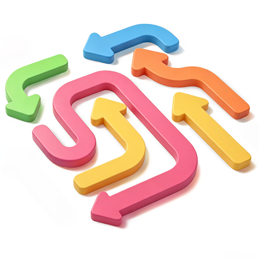 Rope Maze Out: Arrow Puzzle