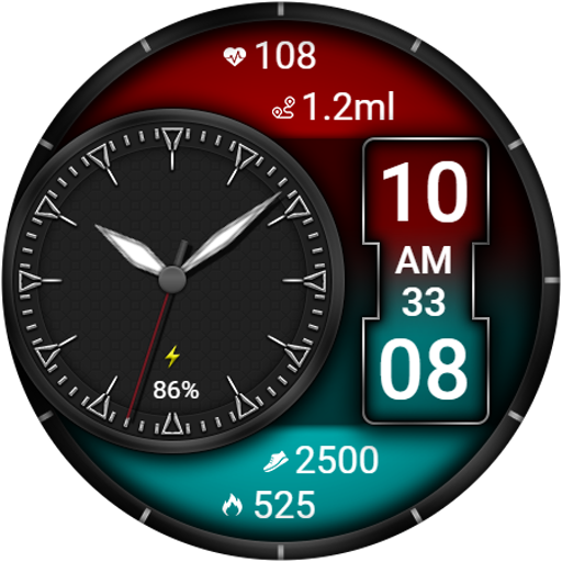 Hybrid Sport DETRA Watch face