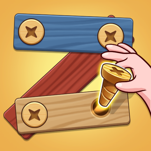 Wood Screw & Nuts Puzzle