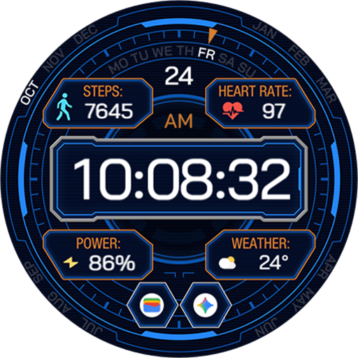 TVV Digital 10 Watch Face