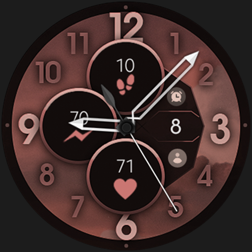 Modern Analog Watch Face