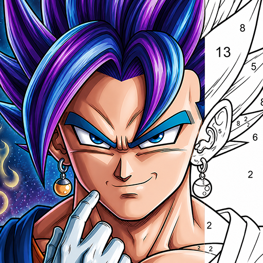 Anime Fan - Color By Number