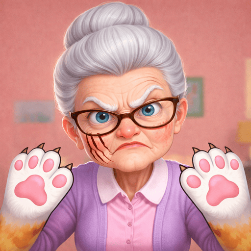 Naughty Cat VS Angry Gran