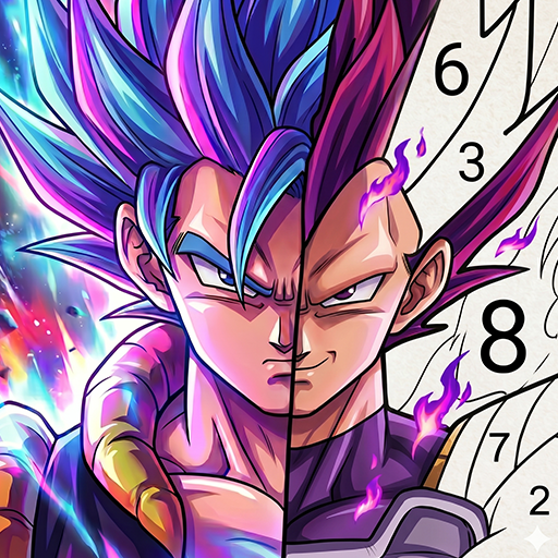 Color Fan Game Color By Number