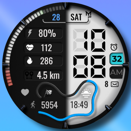 RUN - DIGITAL WATCH FACE